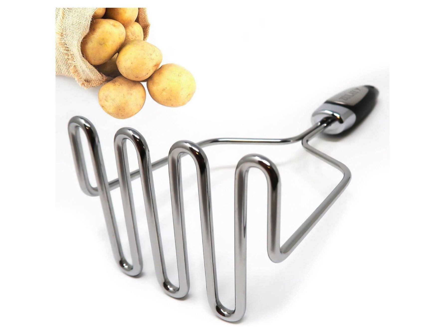 Stainless Steel Potato Masher by Zulay Kitchen