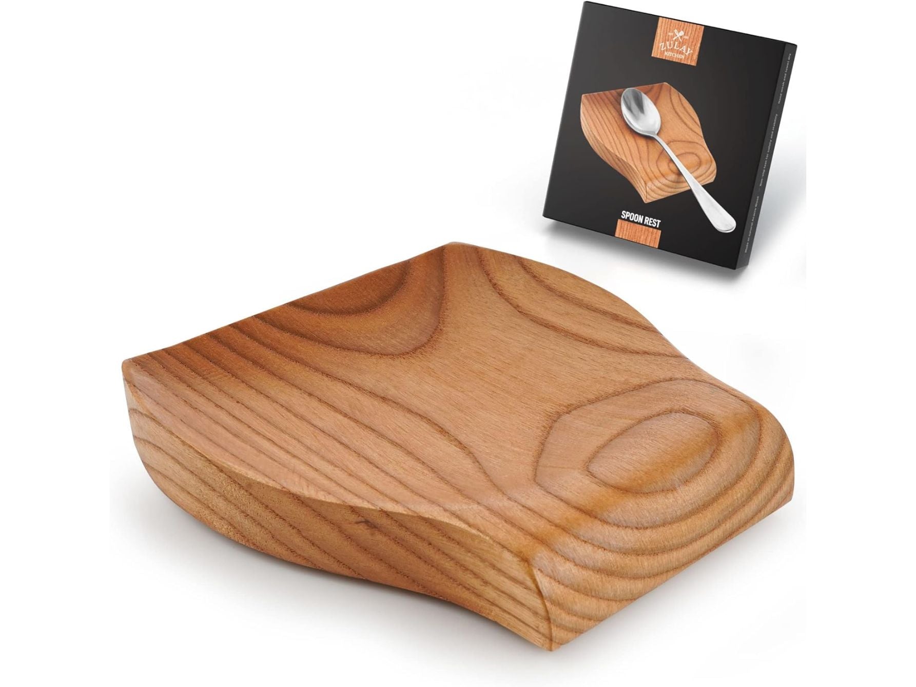 Wooden Spoon Rest by Zulay Kitchen
