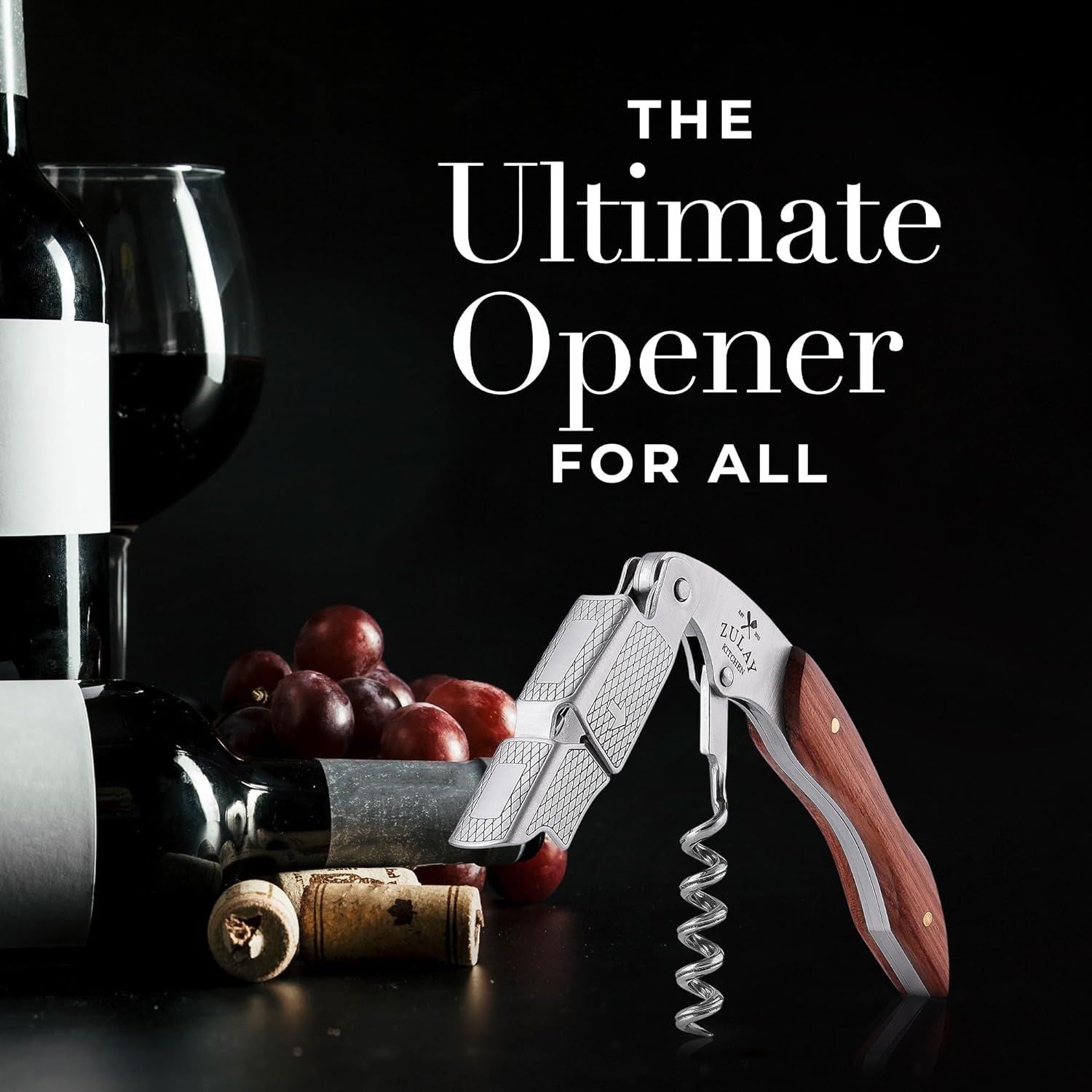 The Ultimate Waiter's Corkscrew by Zulay Kitchen