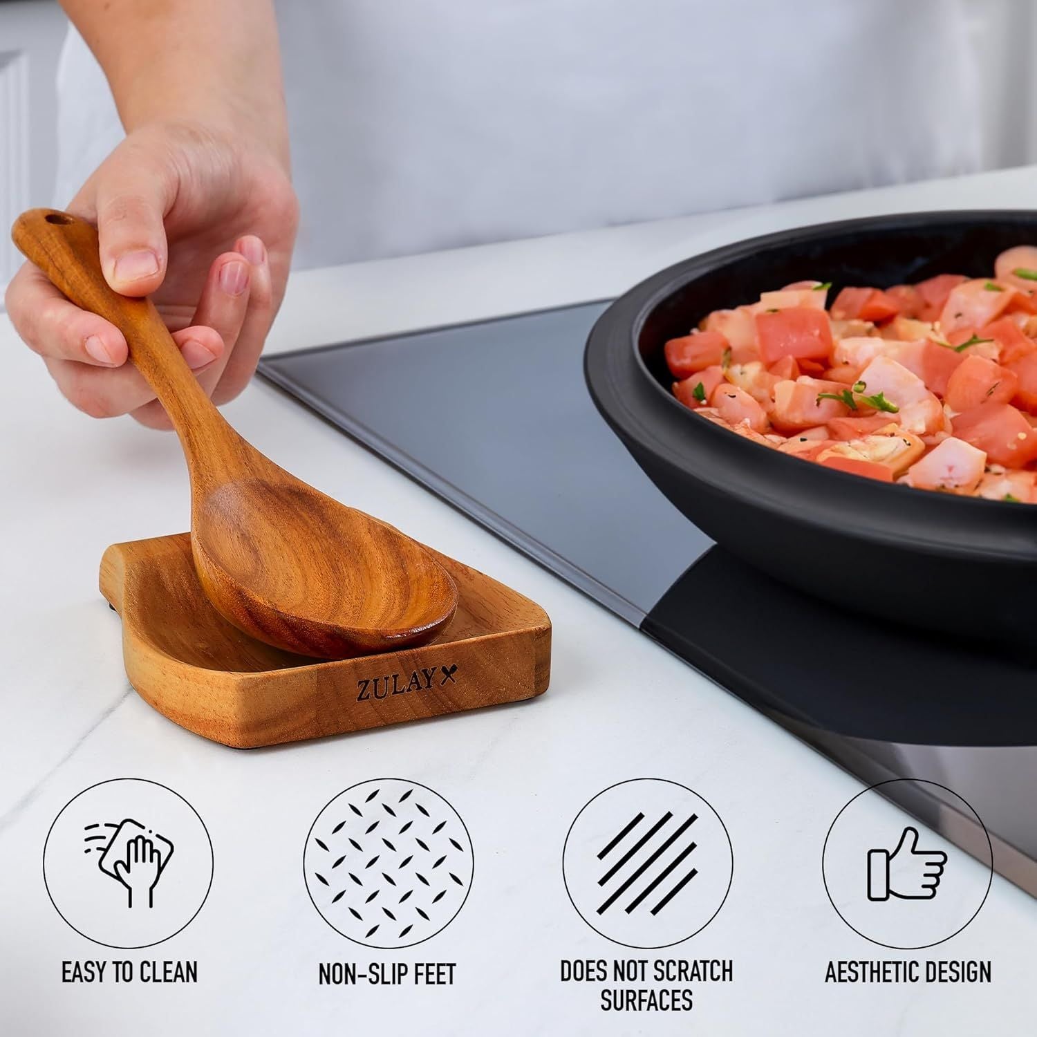 Zulay Kitchen Spoon Rest - Thumbnail 2