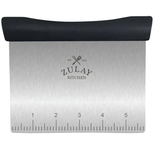 Multi-purpose Bench Scraper & Chopper-Square by Zulay Kitchen