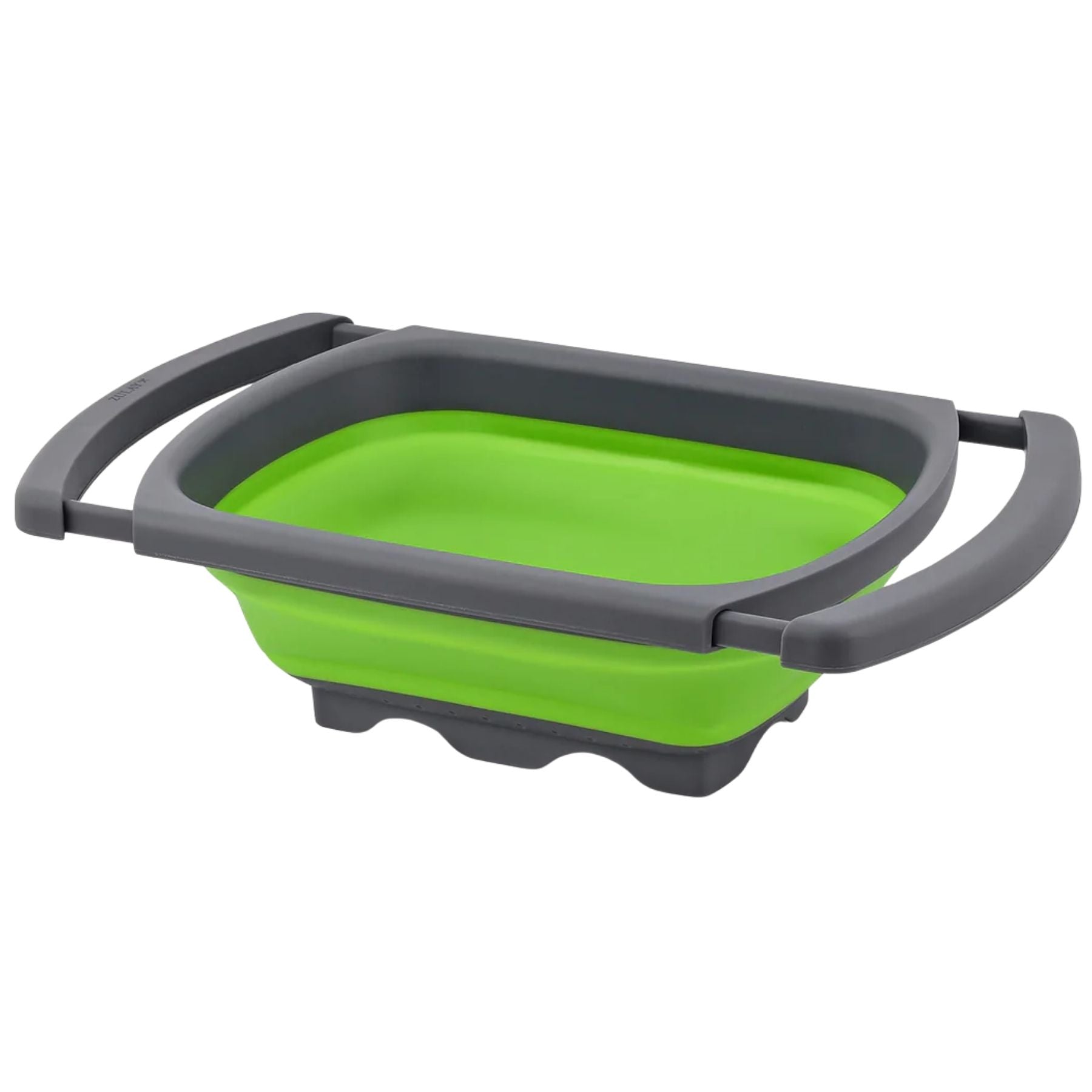 Collapsible Colander With Extendable Handles-Green by Zulay Kitchen