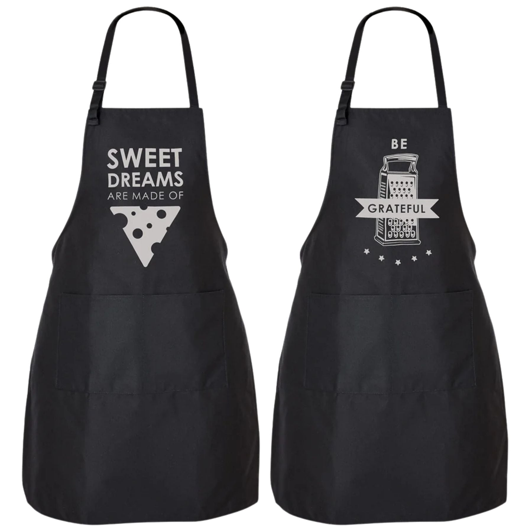 Funny Aprons for Men, Women & Couples-Sweet Dreams Are Made Of Cheese by Zulay Kitchen