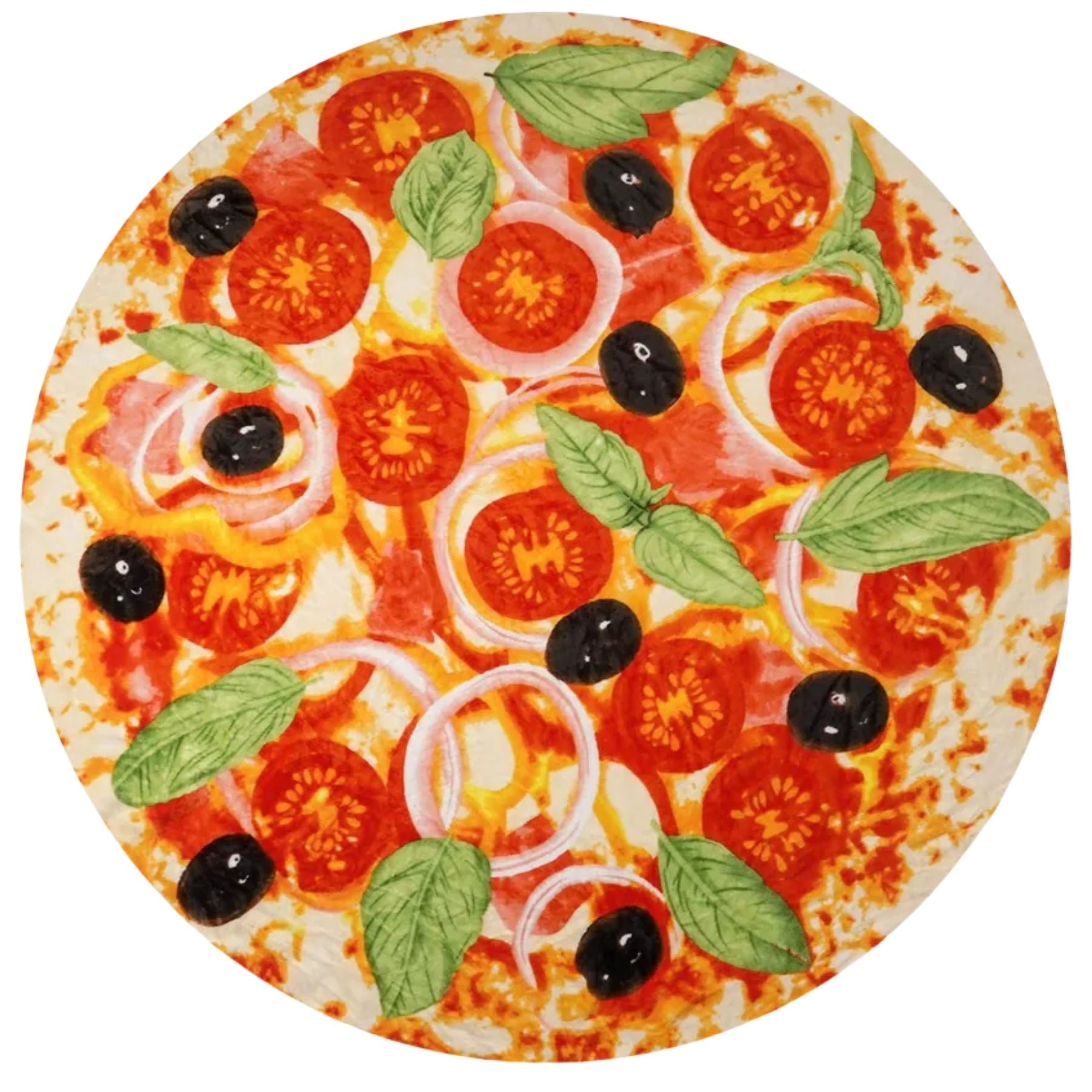 Giant Pizza Blanket - 60 inches Loaded Pizza by Zulay Kitchen