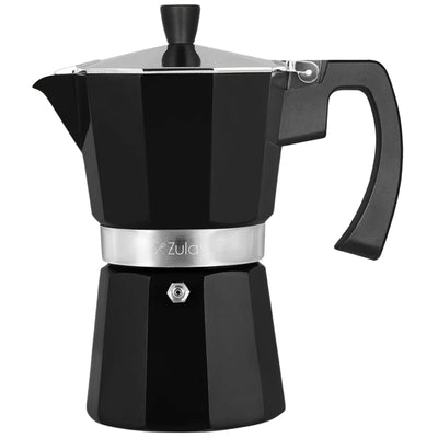Moka Pot Espresso Maker - 6 Cups Black by Zulay Kitchen