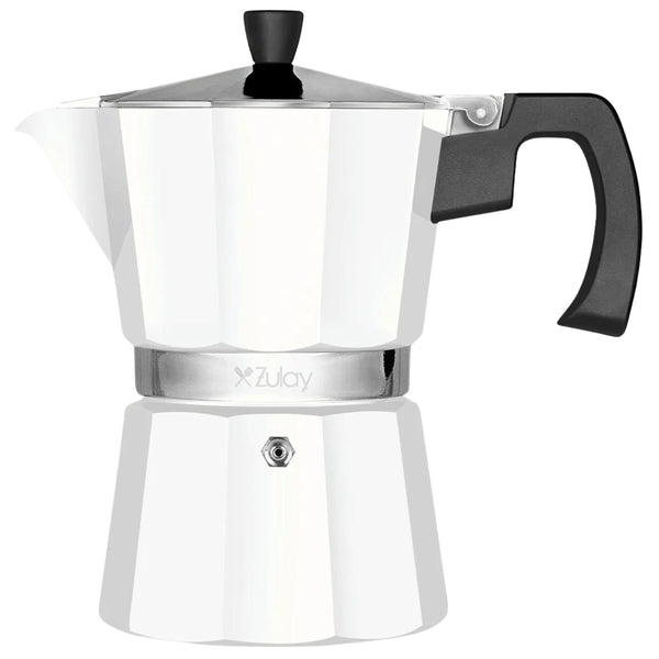 Moka Pot Espresso Maker - 6 Cup White by Zulay Kitchen