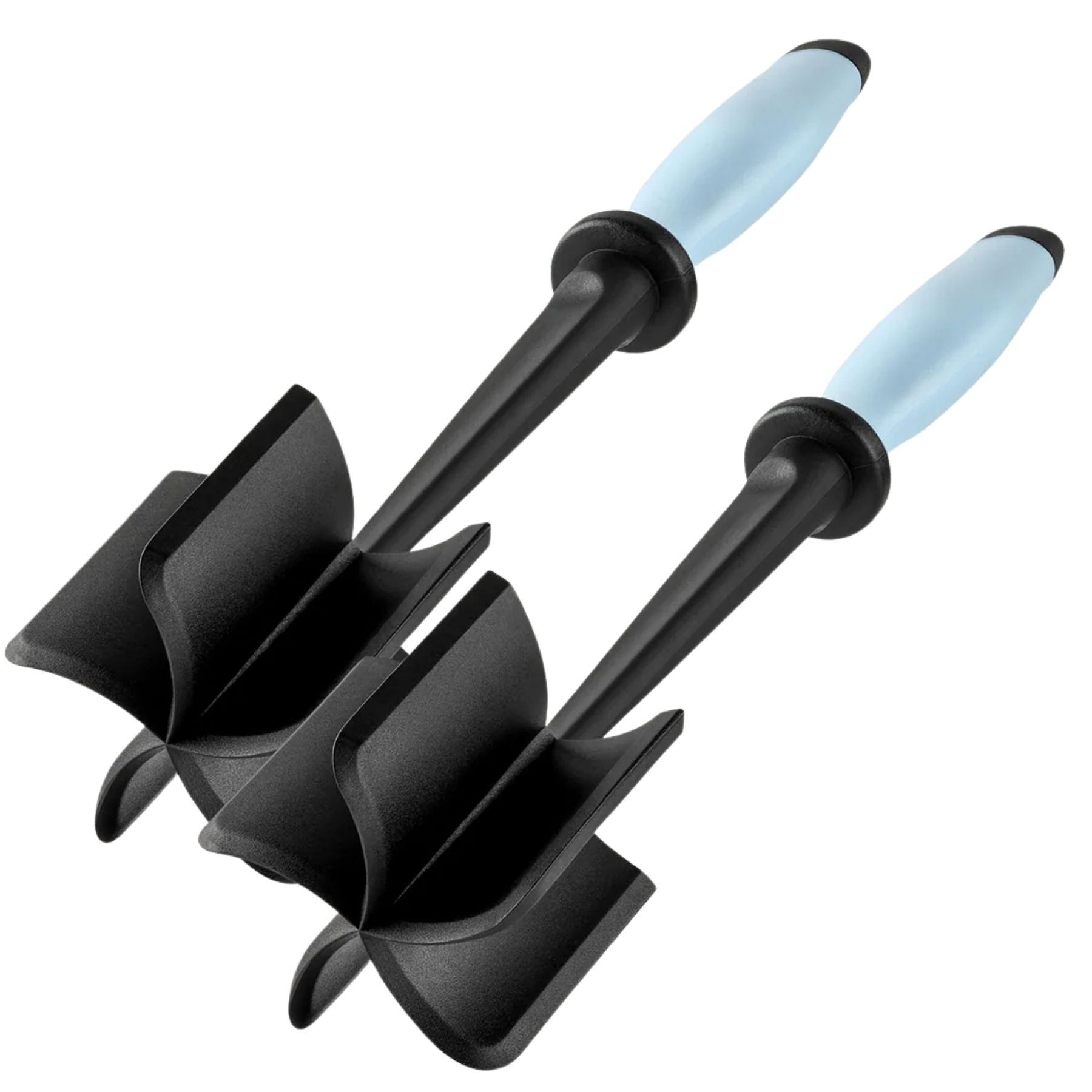 2-Pack Ground Beef Chopper & Hamburger Smasher Tool-Light Blue by Zulay Kitchen