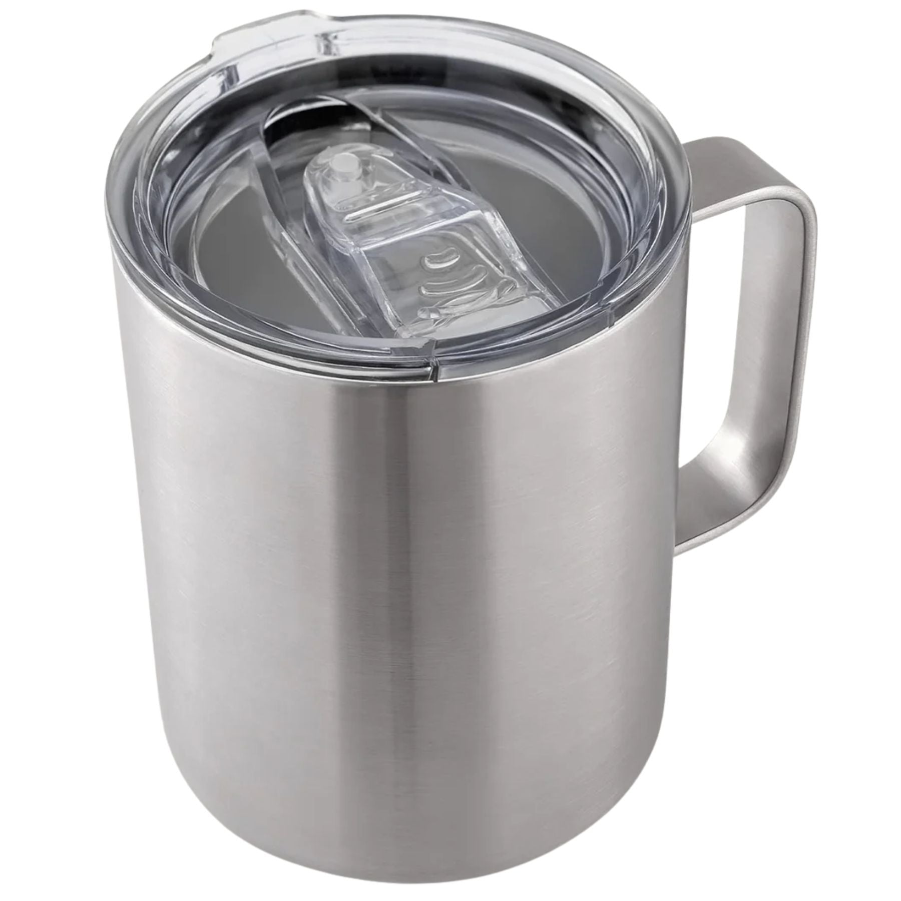 Insulated Coffee Mug with Lid-Silver by Zulay Kitchen