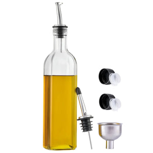 Olive Oil Dispenser Bottle with Accessories-1 Pack - Clear by Zulay Kitchen