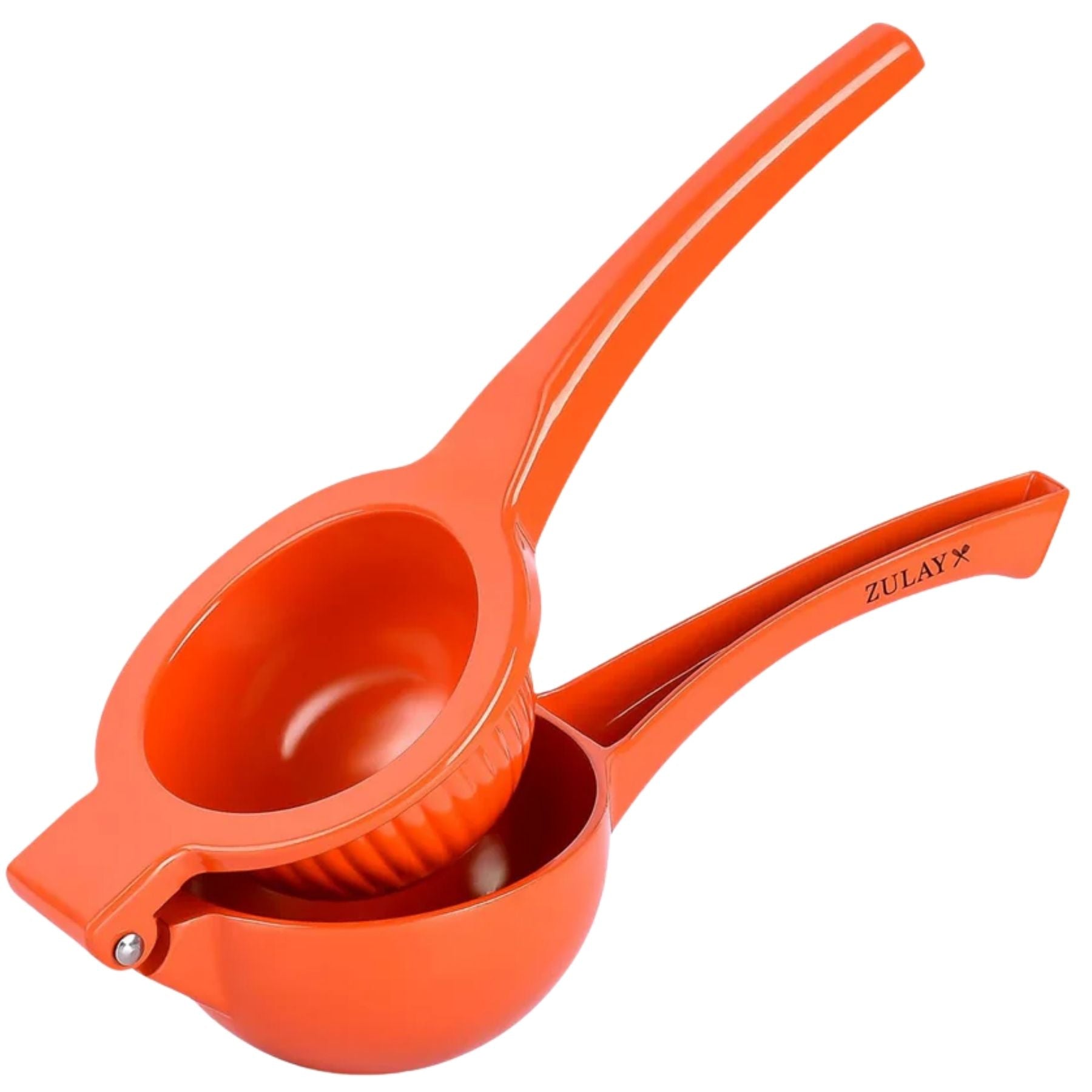 Premium Quality Metal Orange Squeezer Citrus Juicer- Orange by Zulay Kitchen