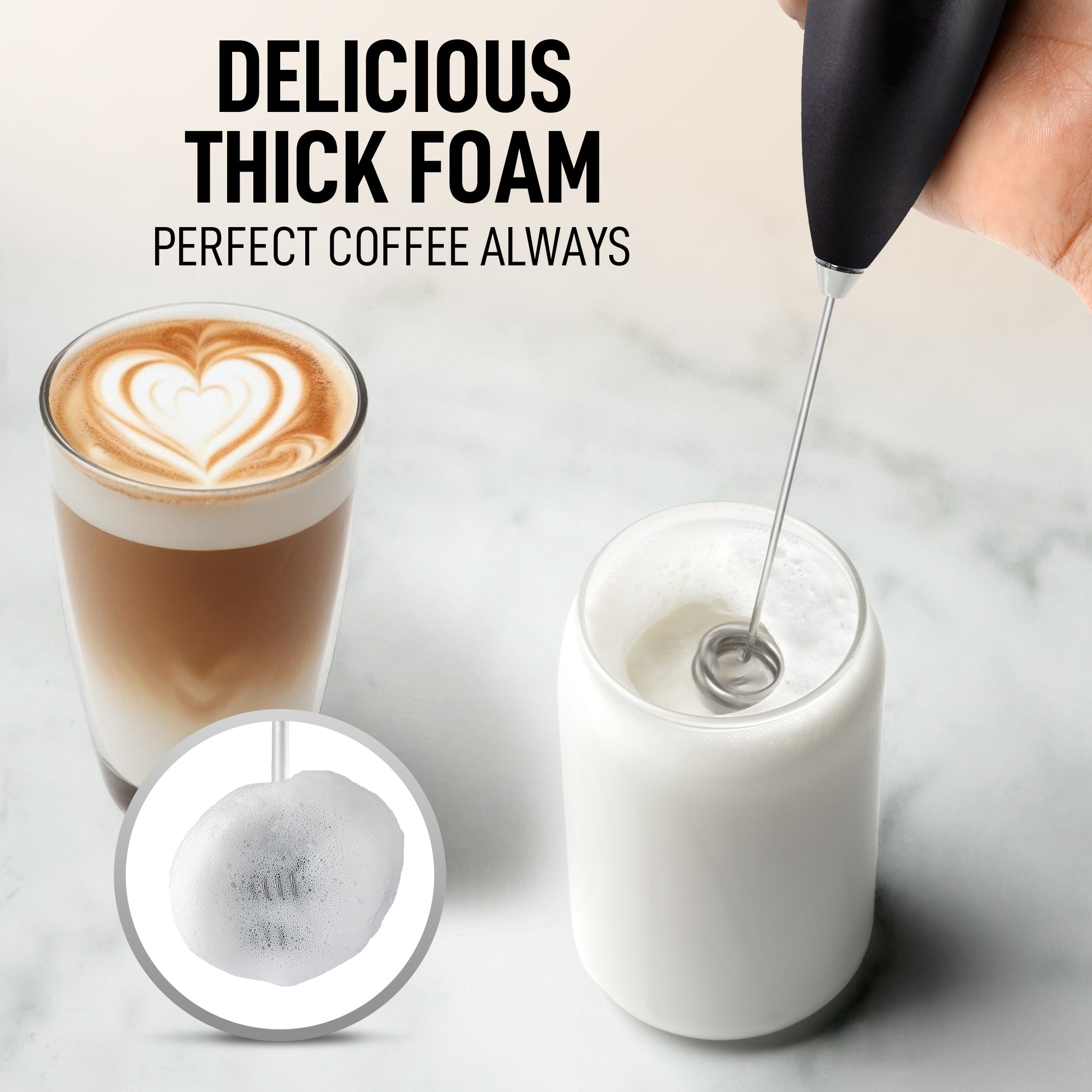 ミルク MS2 Zulay Kitchen Double Whisk Milk Frother