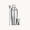 Cocktail Shaker Set Silver by Zulay Kitchen