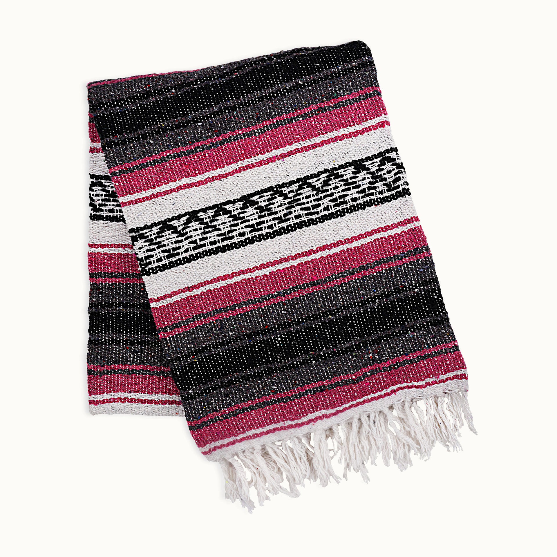 Zulay Home Authentic Mexican Blankets Hand Woven Yoga Blanket