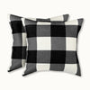 Buffalo Plaid Throw Pillow Covers – Black & White Checkered, Set of 2 (16x16, 18x18, or 20x20 Inch) by Zulay Kitchen
