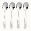 Flatware Set Spoons & Forks for Toddlers 4 Spoons by Zulay Kitchen