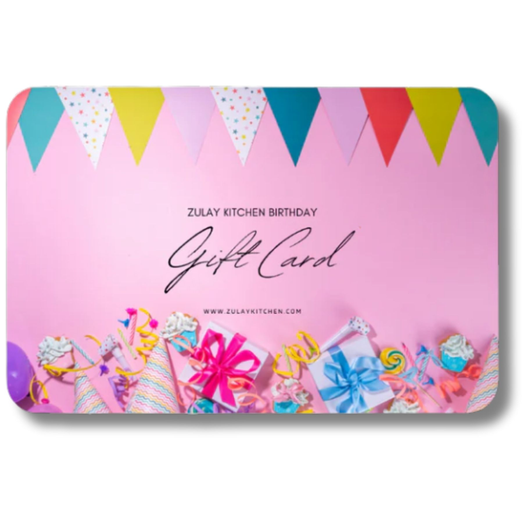 Birthday Gift Card - Pink by Zulay Kitchen