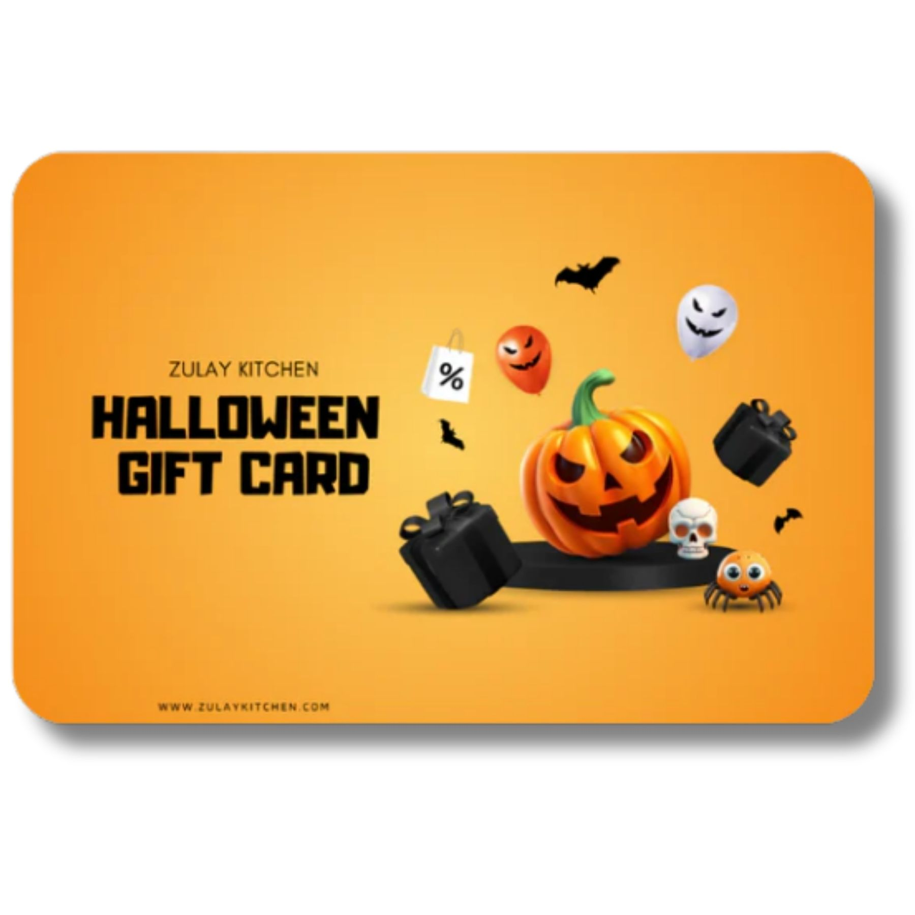 Halloween Gift Card by Zulay Kitchen