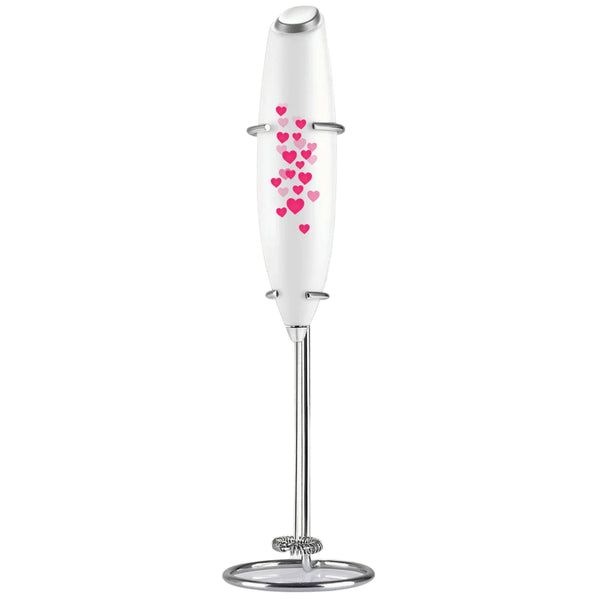 Milk Frother With Stand - Hearts by Zulay Kitchen