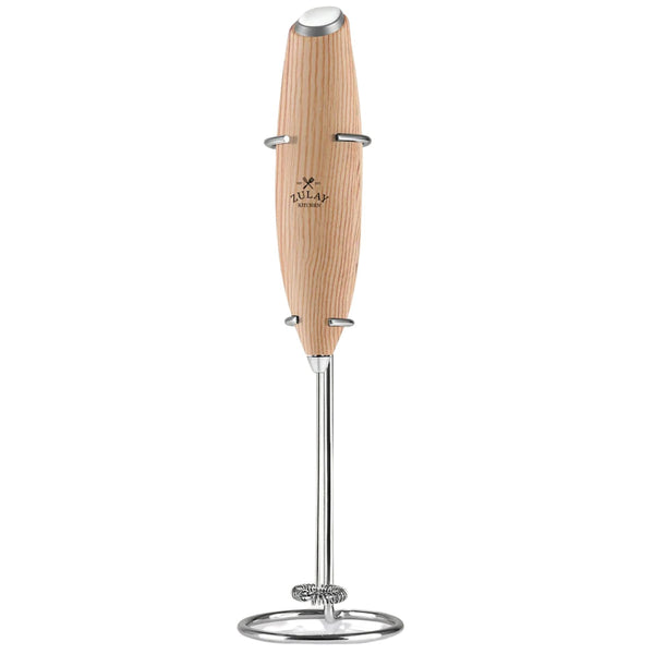 Zulay Kitchen Milk Frother With Stand-Maple by Zulay Kitchen