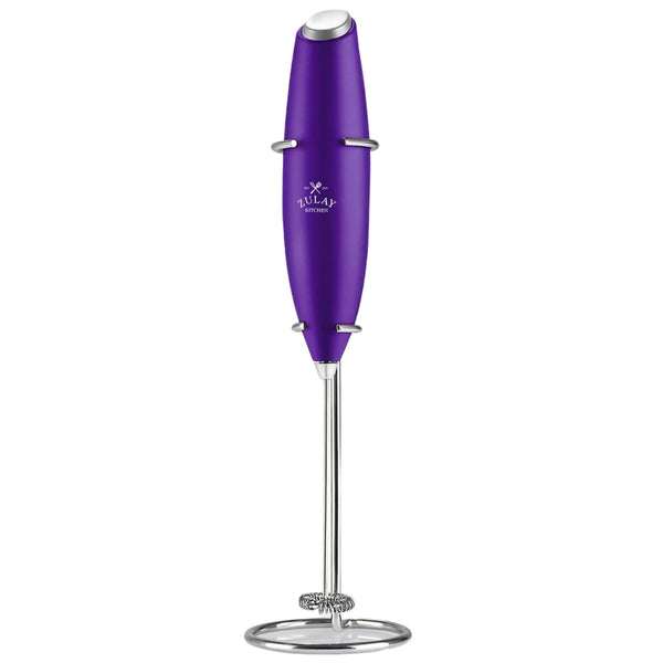 Zulay Kitchen Milk Frother With Stand-Purple by Zulay Kitchen