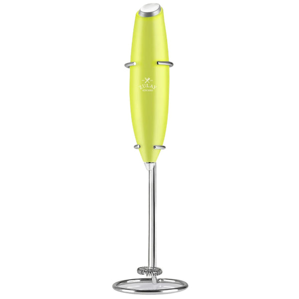 Zulay Kitchen Milk Frother With Stand-Lime Green by Zulay Kitchen