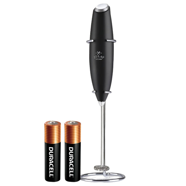 Milk Frother With Stand - Black Modern by Zulay Kitchen