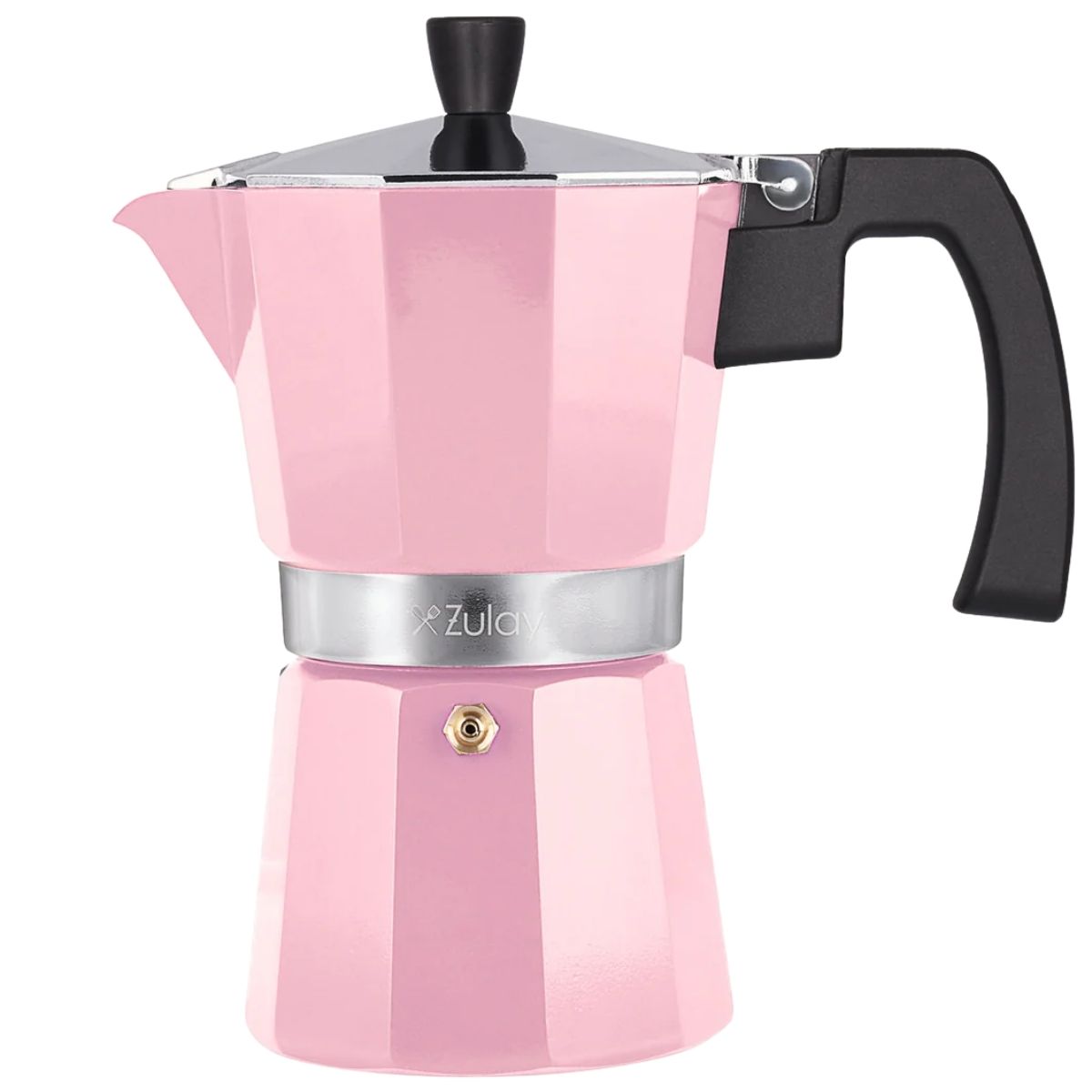 Traditional Espresso Maker-3/5.5/8 Espresso Cups-Pink by Zulay Kitchen