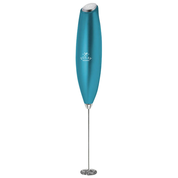 Zulay Milk Frother (Without Stand)-Metallic Blue by Zulay Kitchen