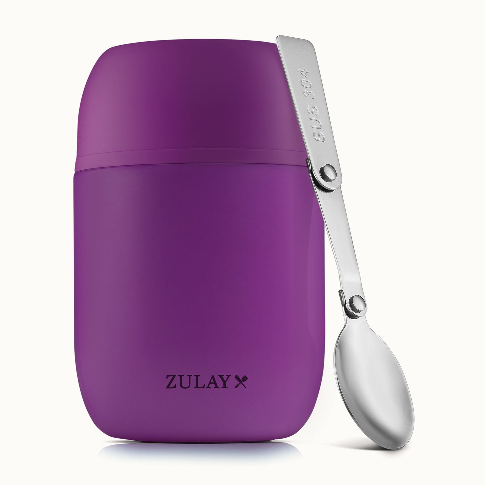 Zulay Vacuum Insulated Lunch Container-Purple by Zulay Kitchen