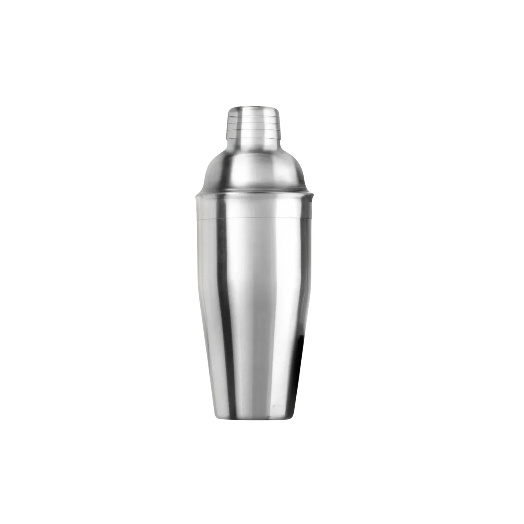 Stainless steel cocktail shaker on a white background - Silver by Zulay Kitchen