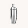 Stainless steel cocktail shaker on a white background - Silver by Zulay Kitchen