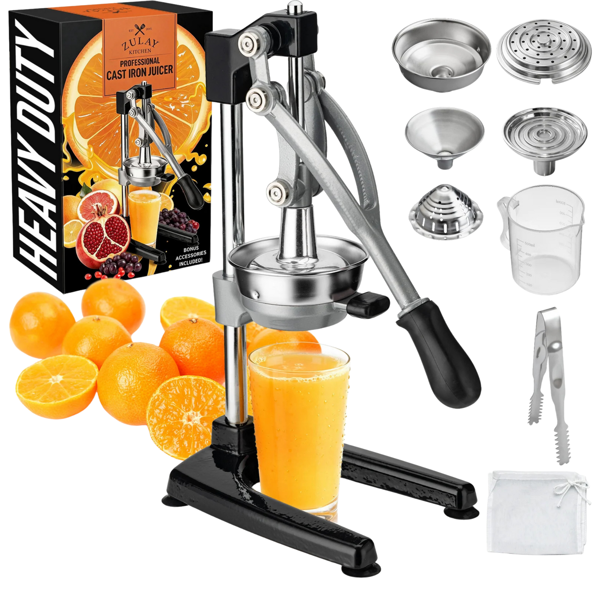 Pulperizer 9-in-1 Cast Iron Juicer