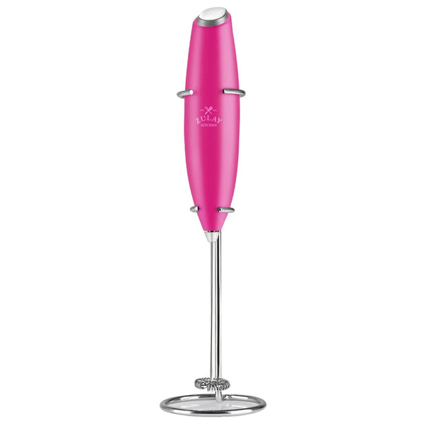 Zulay Kitchen Milk Frother With Stand-Dragon Fruit by Zulay Kitchen