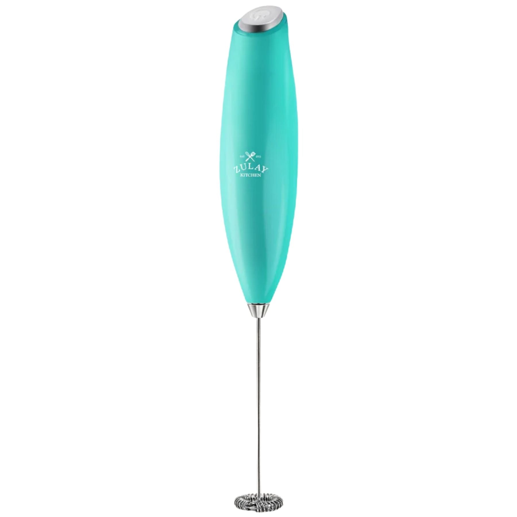 Zulay Milk Frother (Without Stand)-Caribbean Aqua by Zulay Kitchen