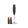 Milk Frother With Stand - Black with batteries by Zulay Kitchen