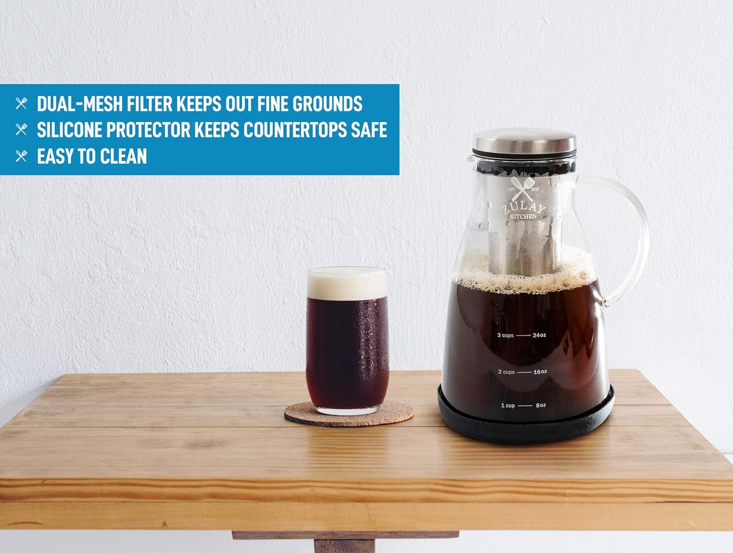 Zulay Kitchen Cold Brew Coffee Maker