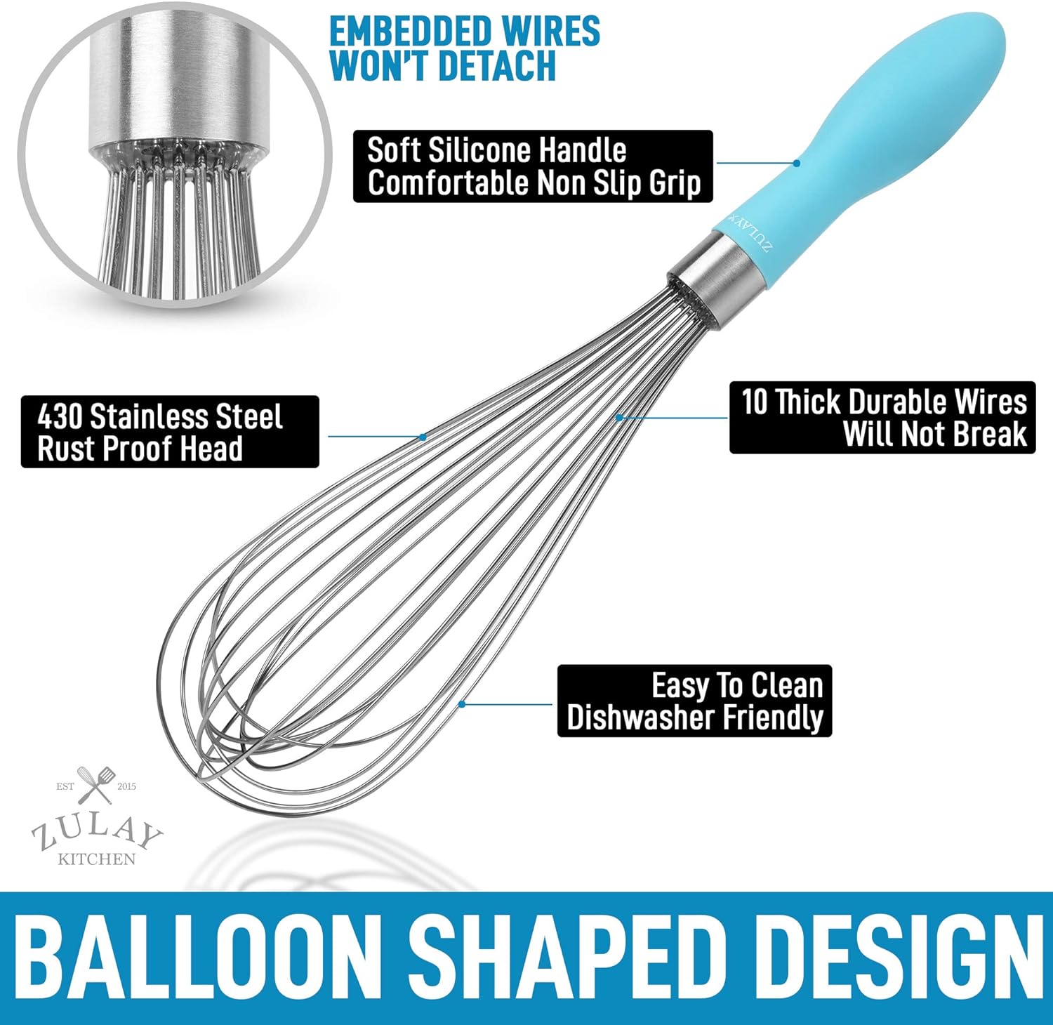 12" Balloon Whisk