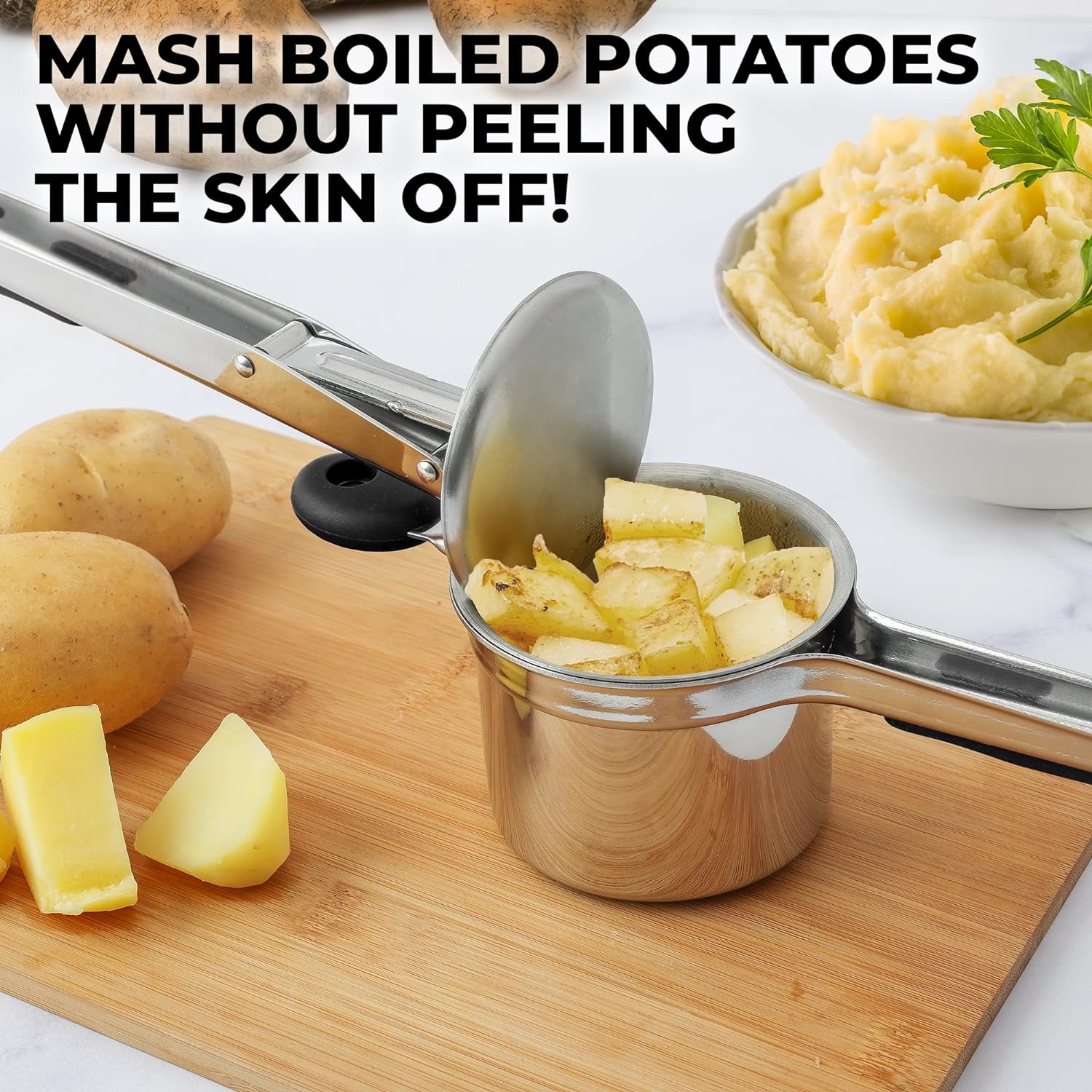 Rada 11⅞ʺ Non-Scratch Potato Masher