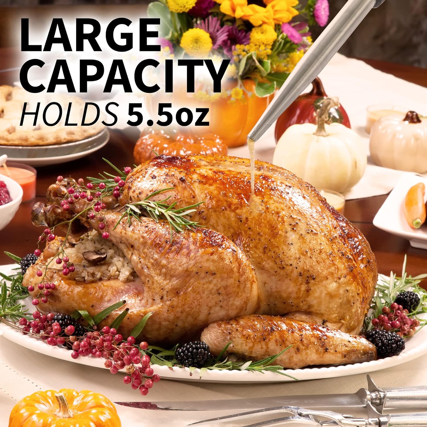 Large capacity Stainless Steel Turkey Baster