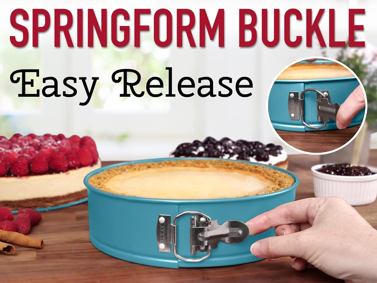 2024 9 Inch Non-stick Cheesecake Pan Springform Pan With Removable Bottom /  Leakproof Cake Pan With 50 Pc