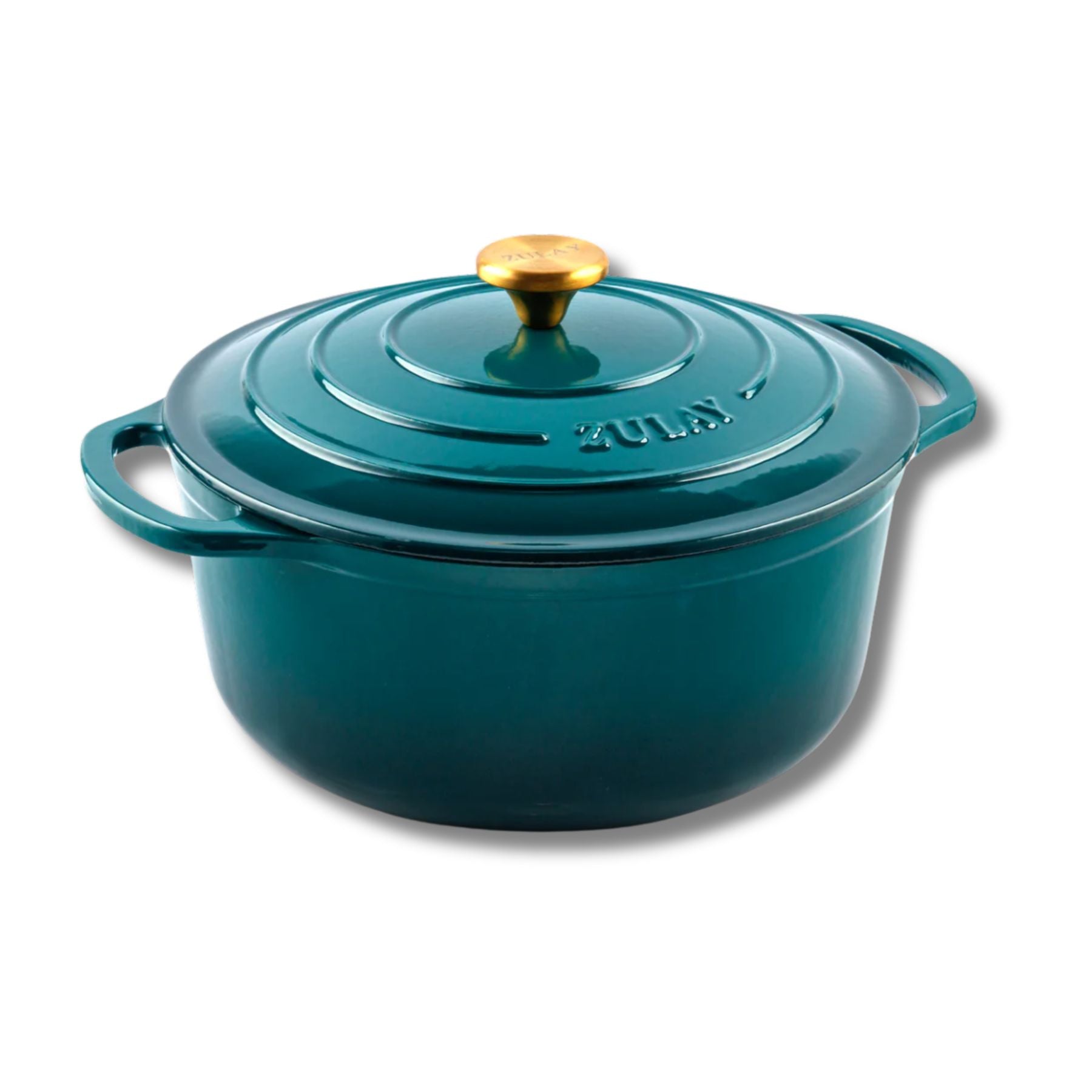 Cast Iron Dutch Oven - Emerald - 7.7 quart by Zulay Kitchen