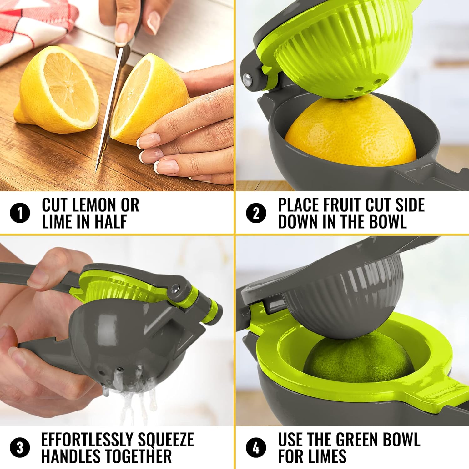 2-in-1 Lemon Lime Squeezer