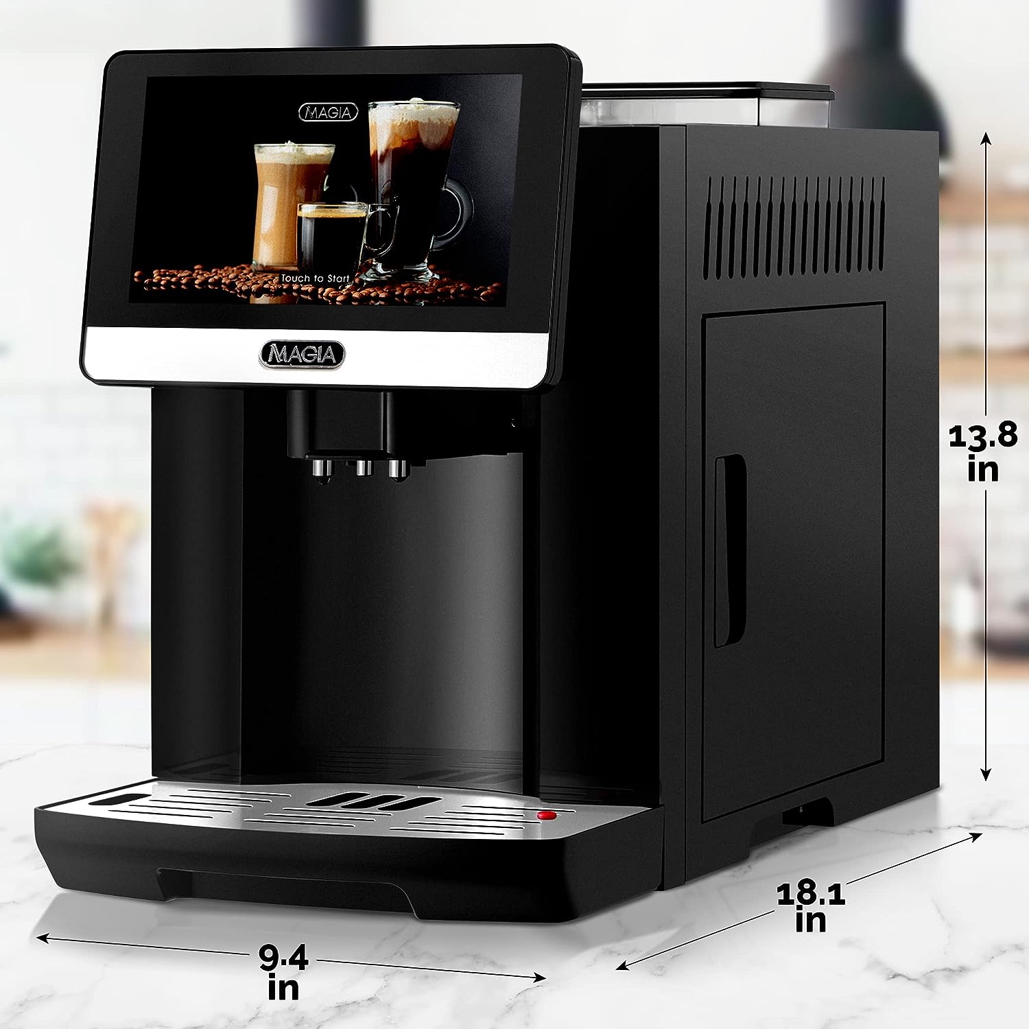 New Design 220V Electric Italian Coffee Machine with Grinder Self