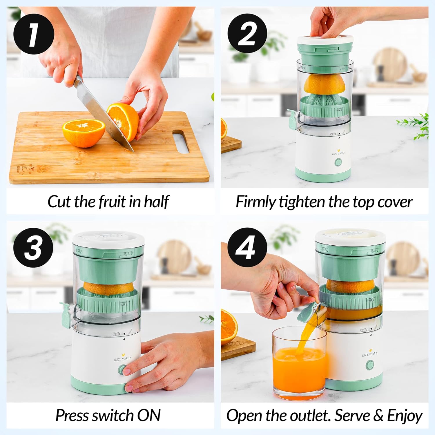 Zulay Kitchen Vortex Citrus Juicer
