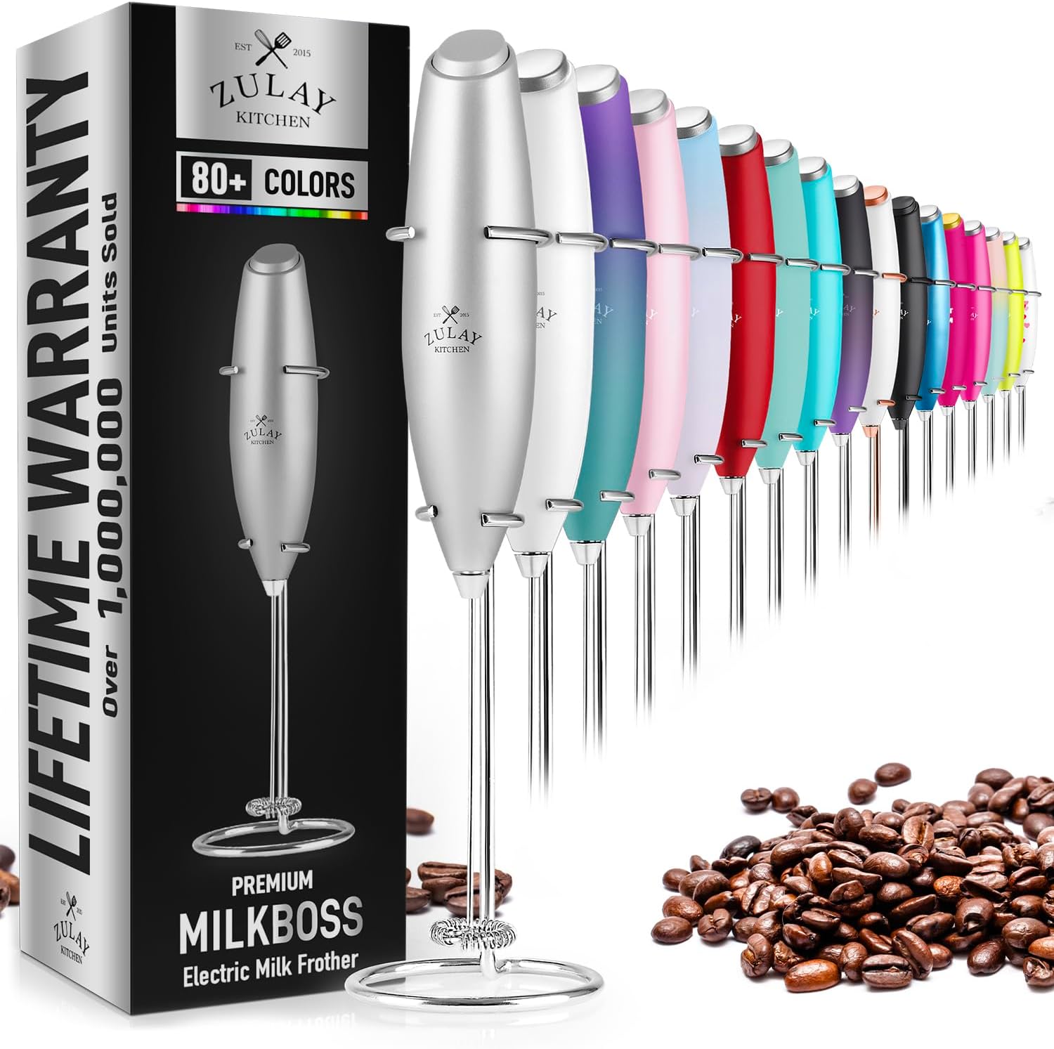 Milk Frother with Batteries Included Online