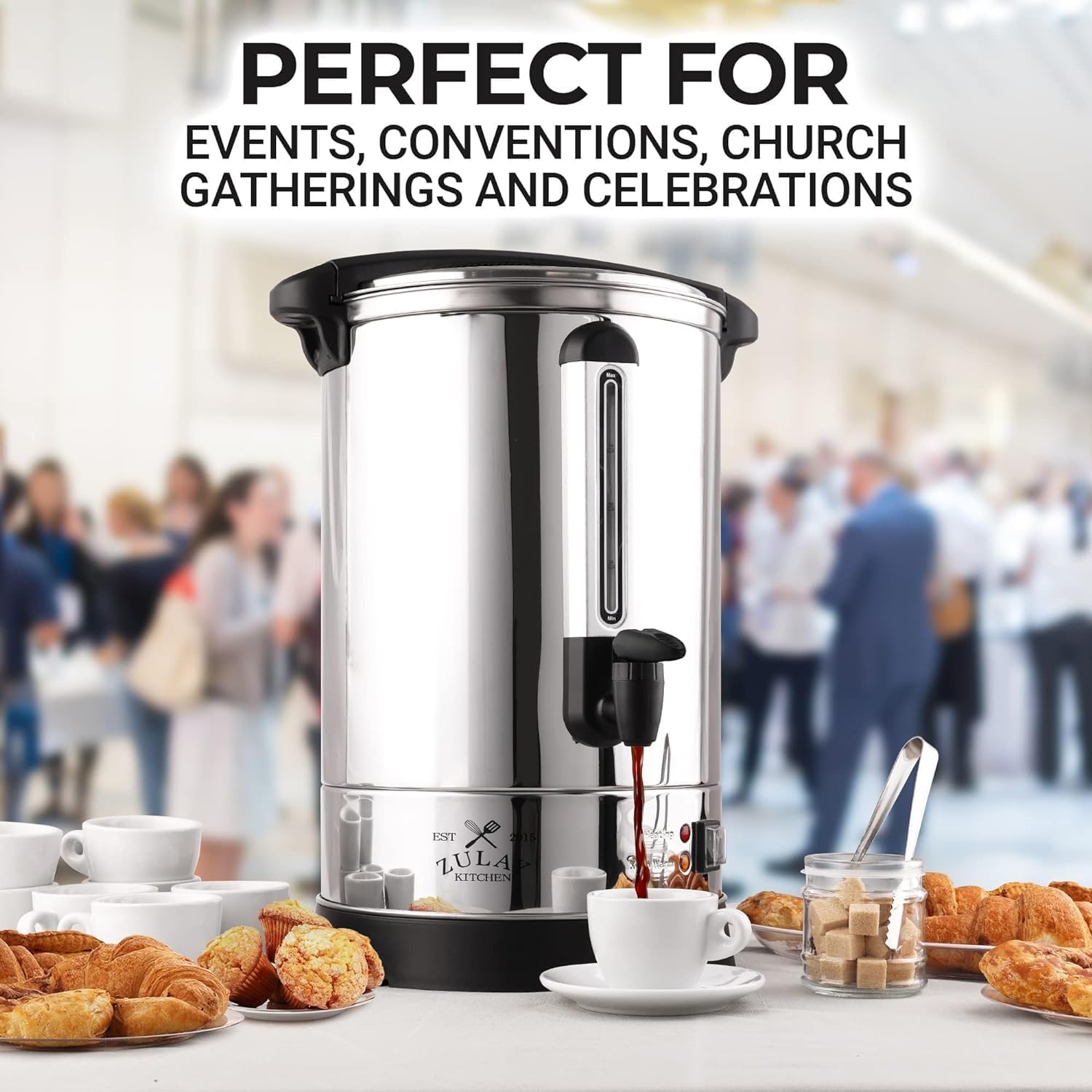 Premium Commercial Coffee Urn - Silver  Coffee urn, Coffee brewing, Coffee  dispenser