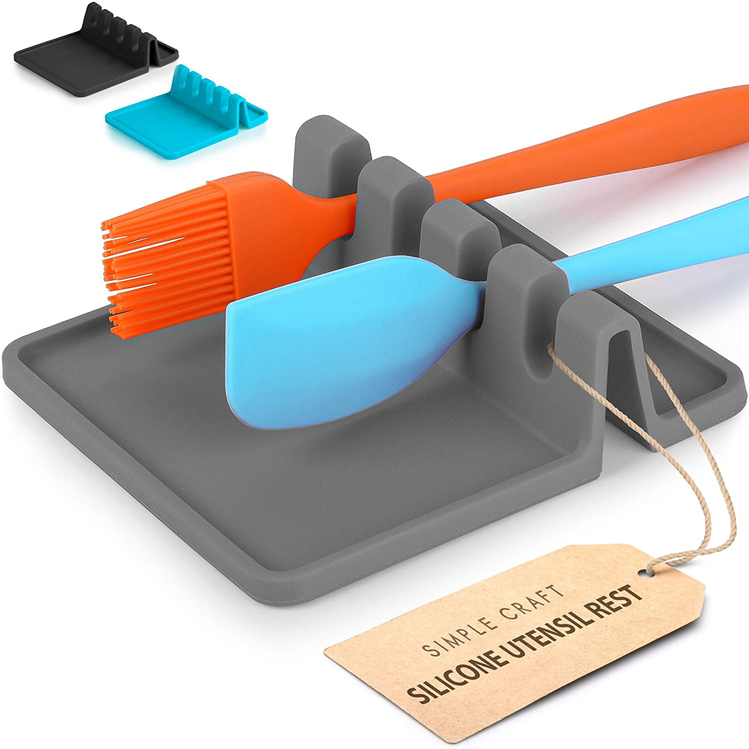 Simple Craft Silicone Spoon Rest from Zulay Kitchen