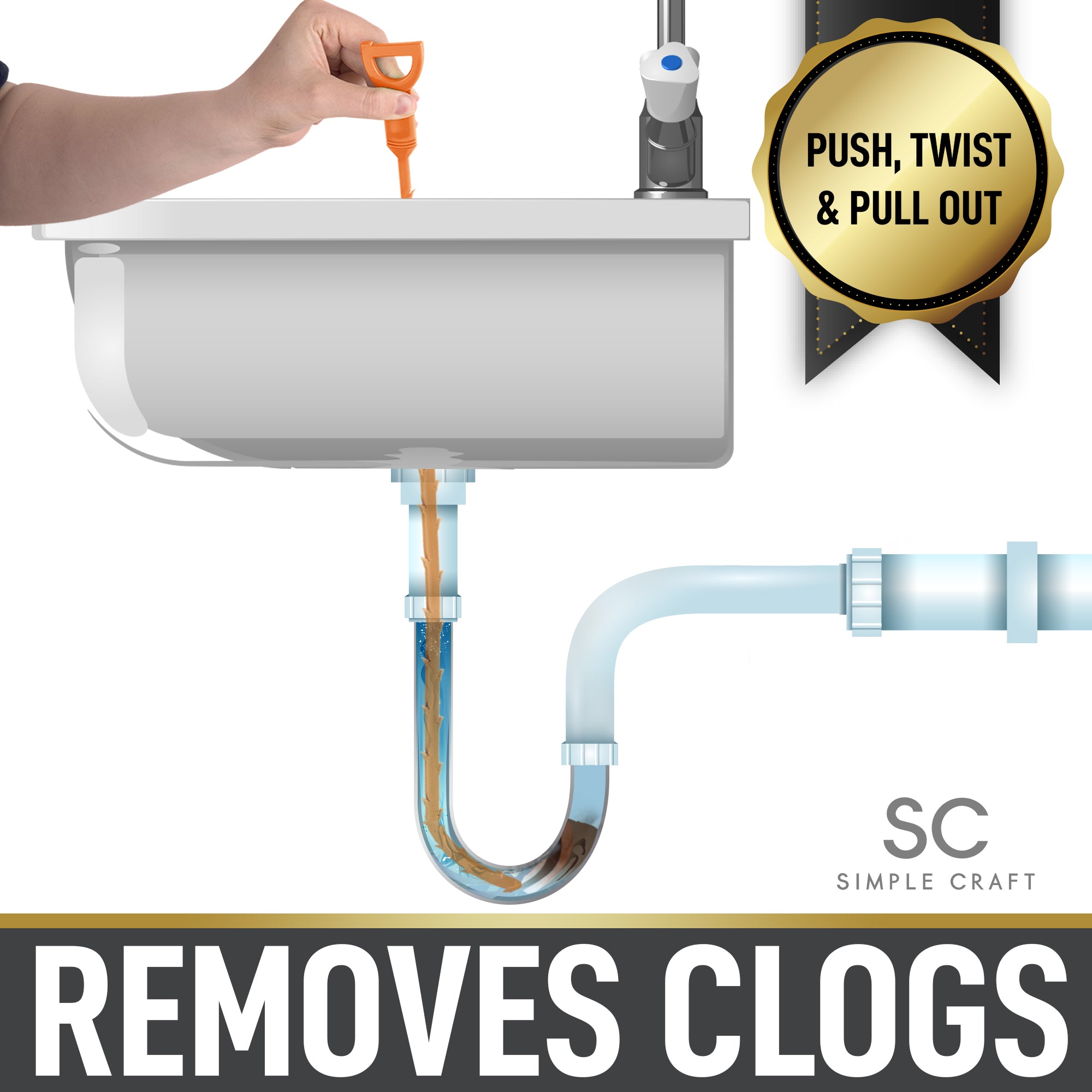 5 Simple Drain Cleaning Tools To Keep at Home