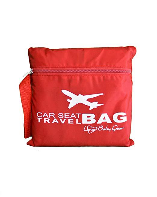 Love Baby Gear Ballistic Nylon Car Seat Travel Bag - Red - Zulay KitchenZulay Kitchen