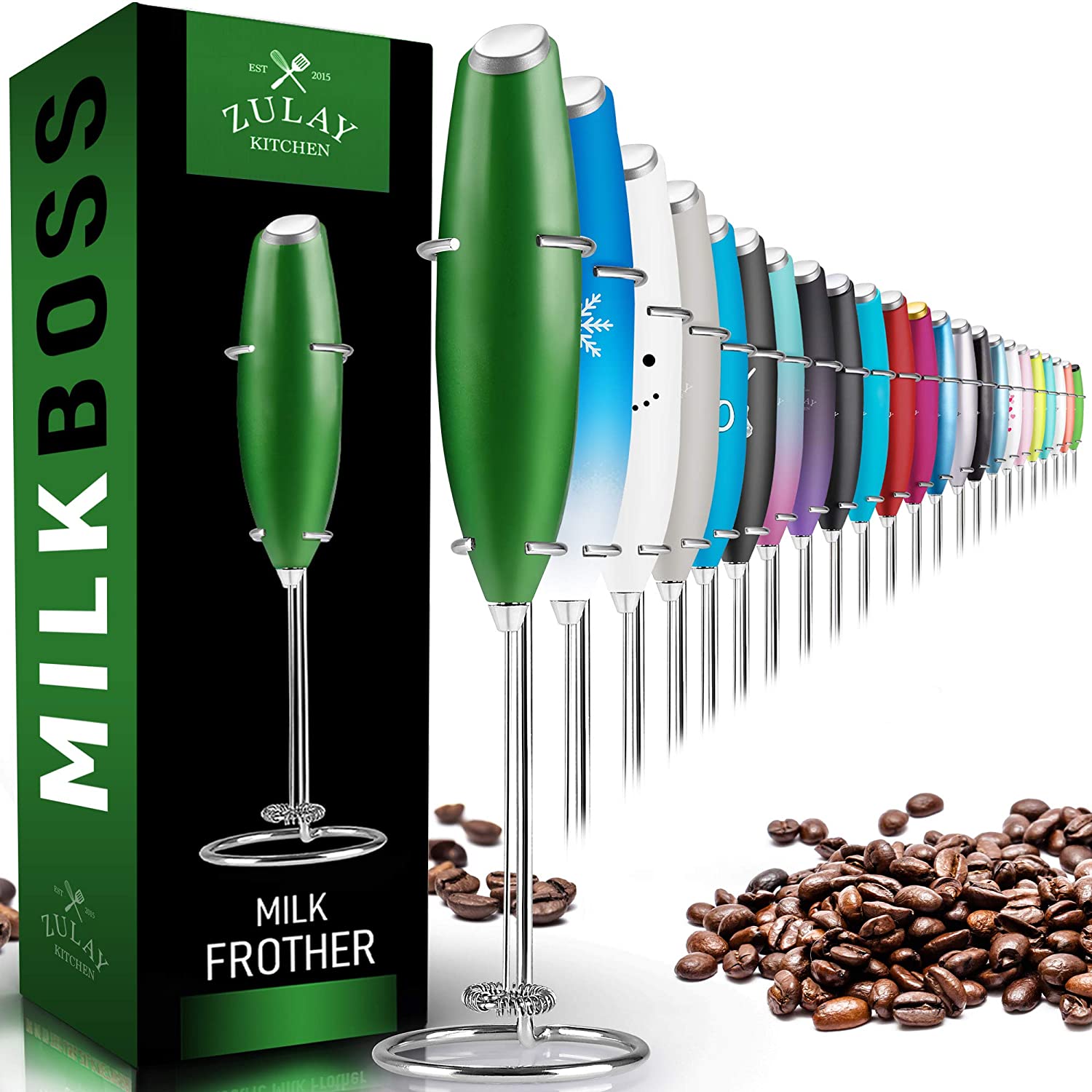 Milk Boss Milk Frother With Stand - Zulay KitchenZulay Kitchen